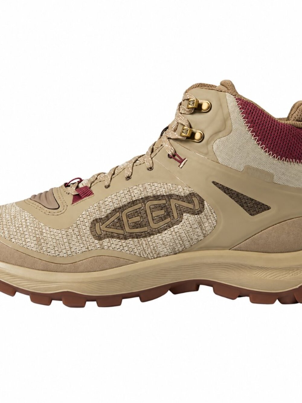 NWT KEEN Terradora Flex Mid Waterproof Hiking Boots Women’s 8.5 Taupe - Picture 3 of 5